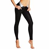 MUYOGRT Damen Sauna Hose Schwitzhose Zum Abnehmen Yogahose Damen Hohe Taille Lang Thermo Shape Sport Leggings High Waist kompressionsleggins Fit Jogginghose F