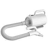 Hundetrockner, professioneller Hund Haustier, das Haar trocknend, Premium stufenlos einstellbar Geschwindigkeits-Hundefettetrockner, 3 Verschiedene Düsen W