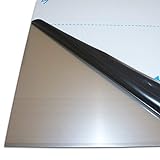 B&T Metall Edelstahl V2A Blech-Zuschnitt blank gewalzt, foliert | 3,0mm stark | Größe 20 x 30 cm (200 x 300 mm)