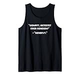 Geimpft Getestet Genesen Genervt Spritze Impfung Lustiges Tank Top