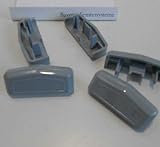 5x Gealan Wasserschlitzkappen antrazit Wasserlochkappen Entwässerung