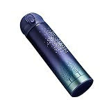 Trinkflasche Thermoskanne 500ml Thermosflasche Edelstahl für Hitze und kalte Getränken,Vakuum Becherflasche Thermo,Auslaufsichere Isolierte Sport Wasserflasche,Doppelwandig Reise-Kaffeebecher,B