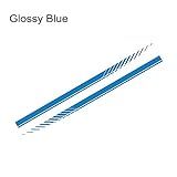 DIANXM Autotür-Side-Rock-Aufkleber Wrap-Taille-Linie Abziehbilder für Op-EL OPC. Mokka Astra Vectra Insignia Corsa Auto Zubehör (Color Name : Glossy Blue, Style : for OPC)