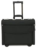Tassia Pilotenkoffer mit Rollen, Laptop Rollkoffer 16“Laptopfach 1680D-Nylon,Business W