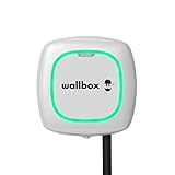 Wallbox Pulsar Plus Ladegerät für Elektrofahrzeuge. Mit Einstellbarer Leistung von bis zu 22 kW. Ladekabel Typ 2. WLAN- und Bluetooth-Verbindung sowie OCPP-kompatibel. (Type 2-22 KW | 7m, White)