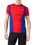 Lacoste Herren TH0855 T-Shirt, Pompier/Cosmique-Blanc-Co, 3XL