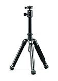 Cullmann - 52523 - Neomax 220 Mobile Reisestativ m. Smartphonehalter (Auszugshöhe 78 cm, Packmaß 21cm, Tragkraft 3kg, Gewicht 552g), schw