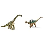 Schleich 14581 Dinosaurs Spielfigur - Brachiosaurus, Spielzeug ab 4 Jahren & 15021 Dinosaurs Spielfigur - Agustinia, Spielzeug ab 4 J