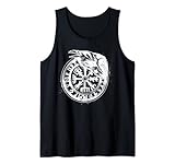 Munin Rabe Vegvisir Wikinger Walhalla nordischer Kompass Tank Top