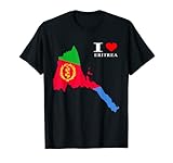 Eritrean map flag men women T-S