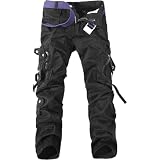 Herren Cargohose Ebay Loose Large (ohne Gürtel) Multi-Pocket Washed Freizeithose Outdoor Trend Persönlichkeit Camouflage Bedruckte Hose 31