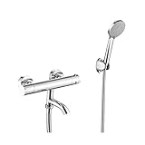 Badezimmer Thermostat-Dusche Handbrause Regendusche Mischbatterie (Bad & Duscharmatur)