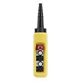 TenNuoDa XAC-A4713 Drucktastenschalter, 4 Tasten zum Heben von Anhängertastenschalter-Controller für Hebezeug