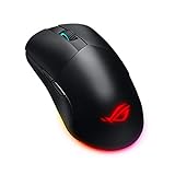 ASUS ROG Pugio II Wireless Gaming Maus (beidhändig, programmierbare Tasten, 16.000 DPI, Aura Sync RGB Beleuchtung) schw