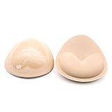 Singeru BH Pads Bikinis Pad Damen Push up Bikinis Brust Pads Selbstklebende Badanzug Brustvergrößerung Pad aus Silikon (Fleischfarbig)
