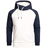 NNGOTD Herren Pullover v Ausschnitt 3x1 Sweatshirt Damen Weiss Pullover Herren s Herren Sweatshirt ohne Kapuze Sweatjacke Herren mit Kapuze Jacke Herren schwarz weiß