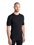 icebreaker Herren 175 Everyday SS Crewe Merino Baselayer Funktionsshirt, Black, XL