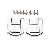 2pcs 20x25mm Antique Box Fallen Alloy Lock-Schnäpper for Schmuck Chest Box Koffer Schnalle Clip Haken Vintage-Hardware S
