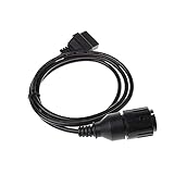 FSLLOVE 1.5m Durable Car Kit Kabel 10Pin bis 16pin OBD2. Diagnosekabeladapter fit für BMW ICOM D. M