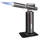 Sondiko Lötbrenner mit einstellbarer Flamme, Lötlampe, Bunsenbrenner, Nachfüllbarer Butan, Gasbrenner für DIY, Löten, Backen im Freien (Butan inbegriffen Nicht)