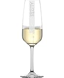 Sektgläser 24er Set mit Gravur Namen | 283ml Schott Weinglas | Spülmaschinenfest | Weinglas mit personalisierter Lasergravur | 24 Stück Sektflö