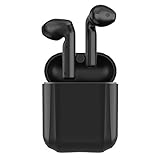 Kabellose Kopfhörer, Bluetooth 5.0 Earbuds Hi-Fi Stereo TWS Eardphones In-Ear CVC8.0 Noise Cancelling Schwarz Kopfhörer mit Ladehülle, Integriertes Mikrofon, IPX5 Wasserdicht, 30 Stunden Sp