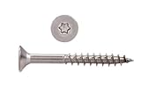 Edelstahl-Schrauben 4x60 mm Torx 200 Stück