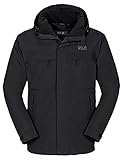 Jack Wolfskin Herren Wetterschutzjacke Wattiert North Country, black, L, 1102294-6000004