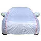 Vollgarage Auto Abdeckplane Auto Abdeckplane Kompatibel mit BMW 5er 520D 520I 520E 525D 530D 530E 530I 530D 540I 540D 545E M550i M550D,Verlängerter Reflexstreifen,Nachtschutz Autoschutzdecke(Color:B,