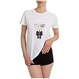 KARL LAGERFELD Damen T-Shirt ikonik White S