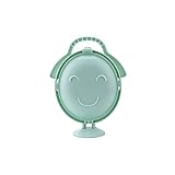 Huposdxjgp obstschale, Kreativer lächelndes Gesicht Doppelschicht rotierend Falten Faule Obstplatte Home Wohnzimmer Obst getrocknete Früchte Bonbonplatte (Color : Green)