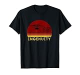 Mars Helikopter Ingenuity Mission Vintage Distressed T-S