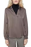 ESPRIT Collection Damen 121EO1F308 Bluse, 015/GUNMETAL, 34
