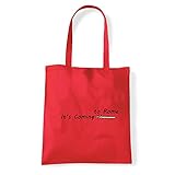 Art T-shirt, Shoulder Coming Rome Italien 2020, Shopper, Meer, rot, Einheitsgröß