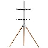 One For All Universelles Tripod TV-Stativ - Bildschirmgrößen 32-65'' - LCD/LED/Plasma/OLED/QLED-TV-Geräte/schwenkbar um 360° - Höhenverstellbar - VESA 400x400 - elegantes Design - WM7472