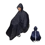 LSENZAO2020 Rollstuhl-Poncho, Rückenreflektierender Wasserdichter Ganzkörper-Rollstuhl-Umhang Mit Kapuze Manueller/Elektrischer Rollstuhl-Regenmantel Für Ä