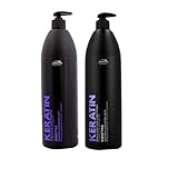 Joanna Keratin Set Shampoo und Conditioner für den Wiederaufbau von geschwächtem, sprödem und rauem Haar 2 x 1000