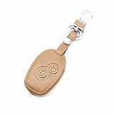 BUQDA Auto Leder Key Case Key Cover, für Renault Dacia Sandero Captur Twingo Megane Scenic Kangoo M