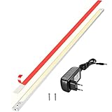 PHONAR Led Unterbauleuchte Küche 90cm - Küchenunterbauleuchte in warmweiss I Einfache Montage I Inklusive Zubehör I 4000K Warmweiß