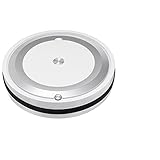 GDYJP Timer-Roboter-Staubsauger-Mobiltelefon APP.Fernbedienung intelligenter Staubsauger trockener Nasser,zweizweck-Staubsauger-Kehrmaschine (Color : Silver)