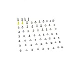 Smartex® Kit Schrauben kompatibel mit iPhone 6S - G