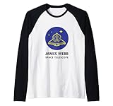 JWST James Webb Space Teleskop Text (blau, gelb, schwarz) Rag