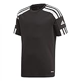 adidas Unisex Kinder Squad 21 Jsy Y T-Shirt, black/white, 140