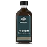 Lignocolor Holzbeize (100 ml, Nussbaum dunkel) umweltfreundliche Beize auf Wasserbasis für H