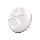 Baoblaze Mini-Ultraschallturbinen-Waschmaschine Kleine Waschmaschine für Schlafsäle Home Ap