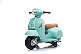 Vespa, GTS, lizenziertes 6-V-Roller mit Stützrädern, Türk