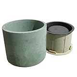 DIY Blumentopf Silikonform, Silikonform für großen Beton,Blumentopf, Sukkulenten, Beton, Zement, Gips, Garten Dekoration Werkzeug, 12