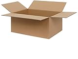 100 Faltkartons 300 x 215 x 140 mm | Versandkartons geeignet für Versand mit DPD, Hermes und GLS | 1-wellig