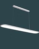 Hängeleuchten & Pendelleuchten LED Dimmbar mit Fernbedienung Moderne Esstisch Weiß Hängelampe Küchenlampe Decke Hängende Leuchte für Wohnzimmer Schlafzimmer Esszimmer Kronleuchter (Weiß, 80cm)