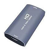 healthwen Live Record & Stream Box Buchse HDMI-kompatibel zu USB3.0 4K 1080P Videoaufnahmekarte für Wildk